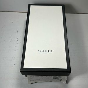 Authentic Gucci Black & White Empty Shoe Box / Gift Box 12 3/4” x 6 3/4” x 4 1/2